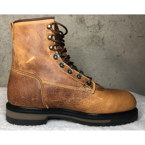 Red Wing 2247 Comfort Force Brown Steel Toe Boots Size 9 3E - With Original Box - Picture 7 of 12